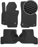 Коврики в салон для Skoda Octavia A5 '05-13, EVA-полимерные черные (Kinetic)