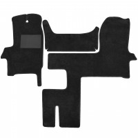 Textile-Pro Коврики в салон передние для IVECO Daily '00-06, текстильные, черные (Optimal)