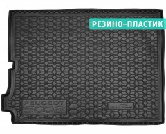 Коврик в багажник для Peugeot 5008 '17- (5 мест), резино-пластиковый (AVTO-Gumm)