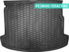 Коврик в багажник для Renault Megane 3 '08-16, универсал, резино-пластиковый, с карманами (AVTO-Gumm)