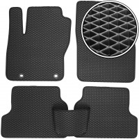 Коврики в салон для Ford Focus II '04-11, EVA-полимерные, черные (Kinetic)